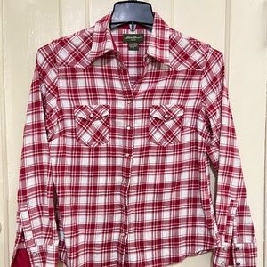 Eddie‎ Bauer women’s flannel/Medium